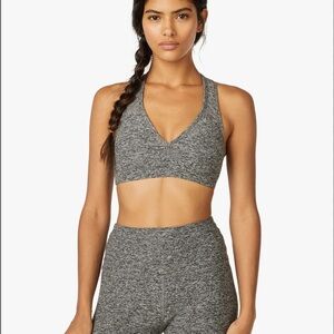 Beyond Yoga Charcoal Sports Bra